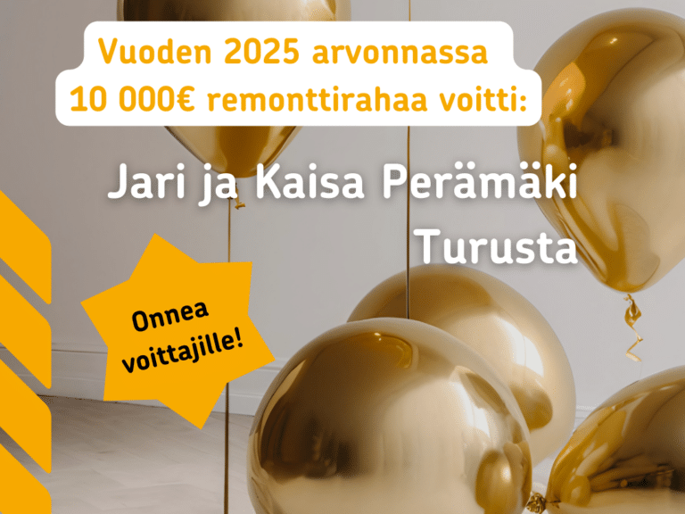 Remonttiarvonnassa voittanut