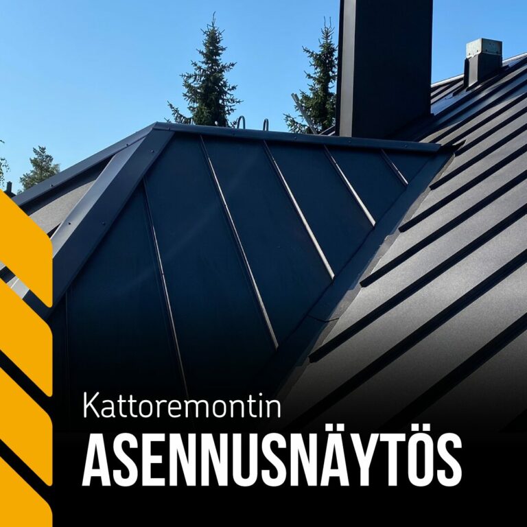 kattoremontin-asennusnaytos