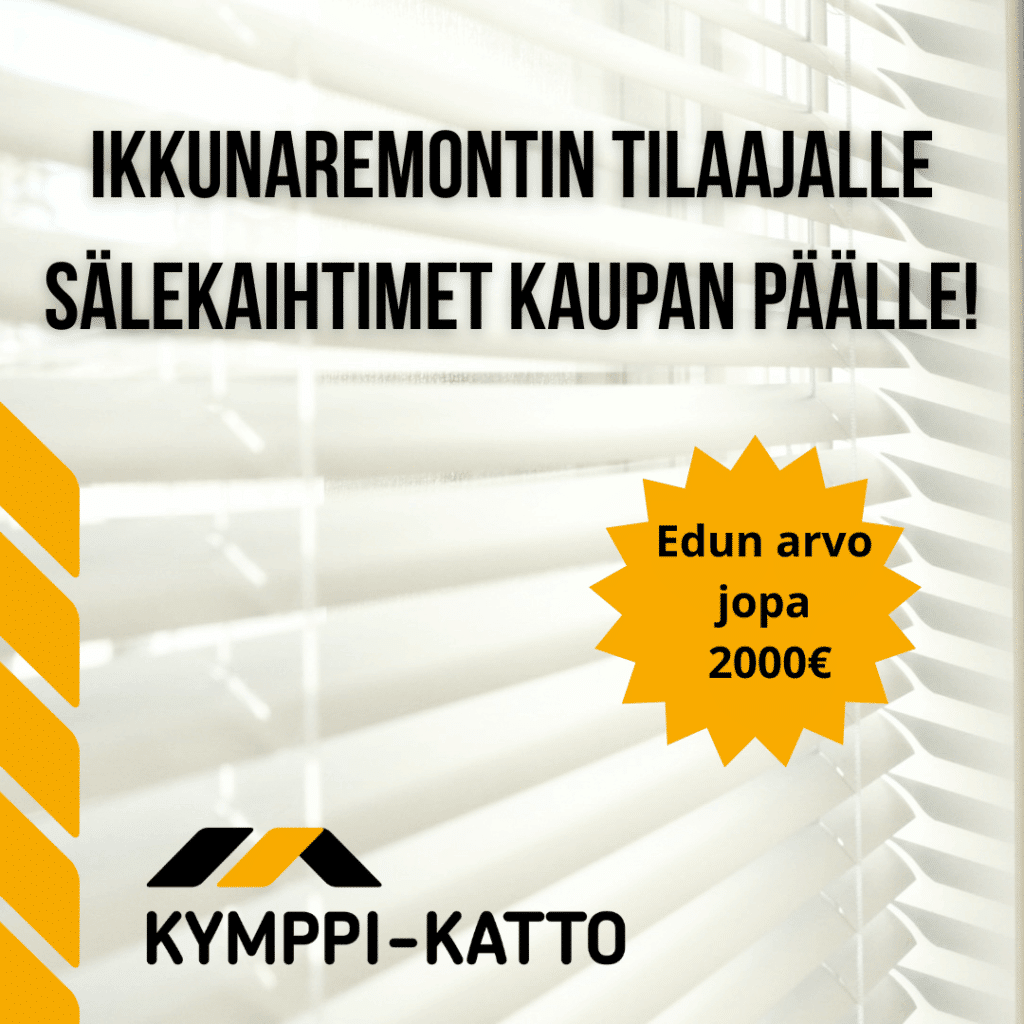 Lokakuun etu ikkunatilaukseen