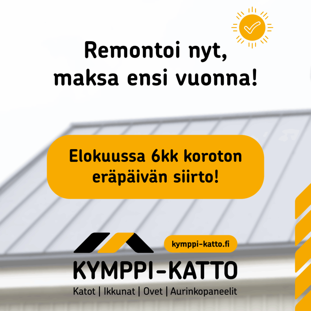 Remontoi nyt, maksa ensi vuonna