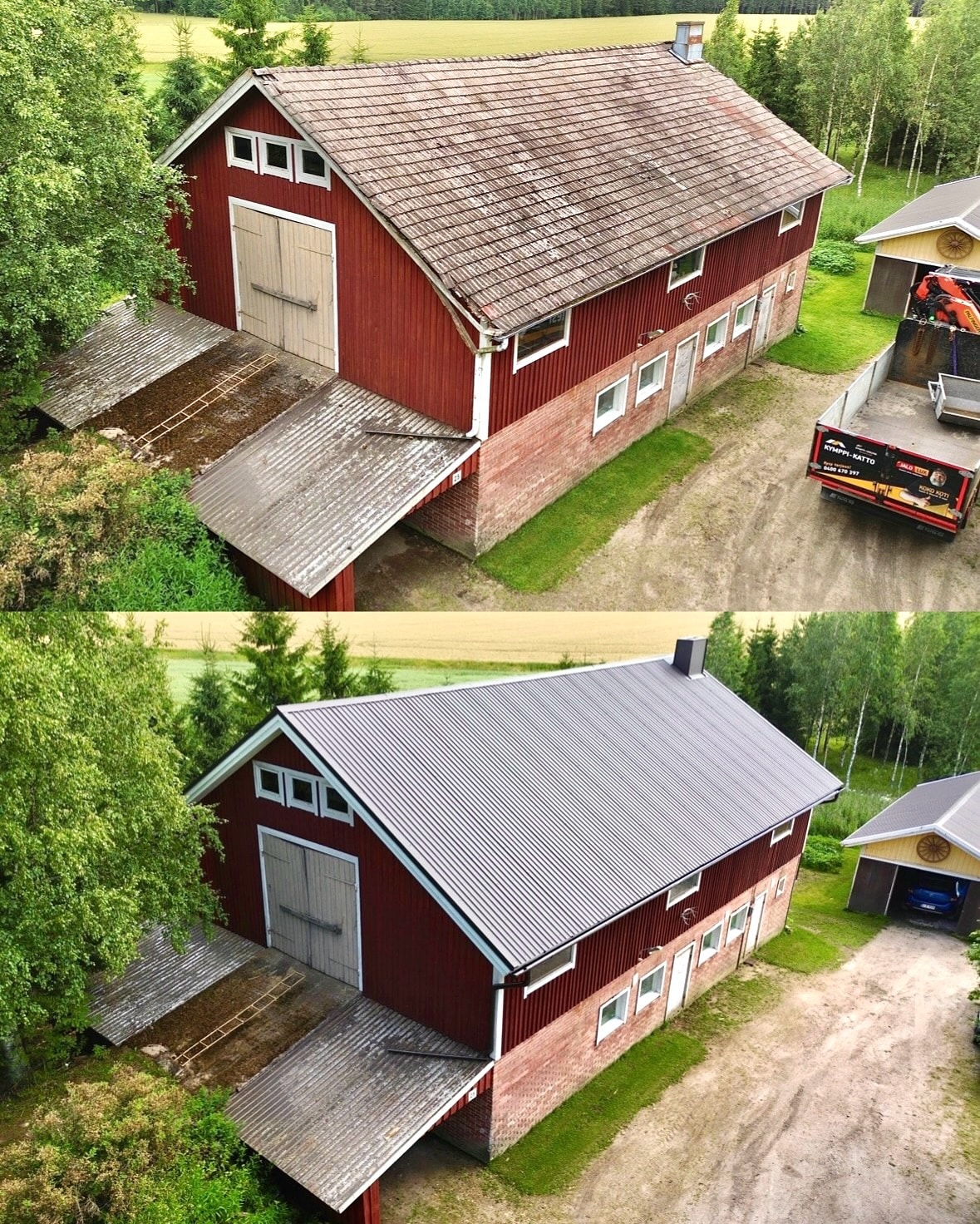 Navetan katto ennenjälkeen2