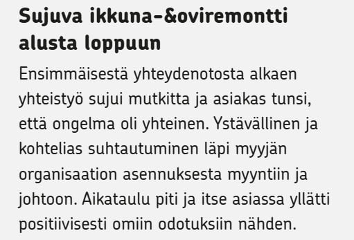 Ikkunakokemus