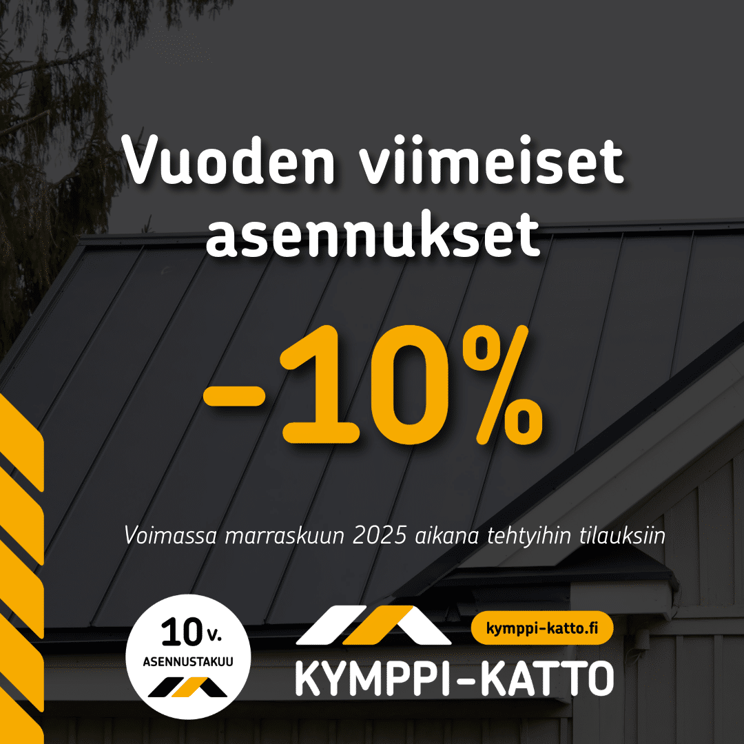 Kattoremontti alennuksella