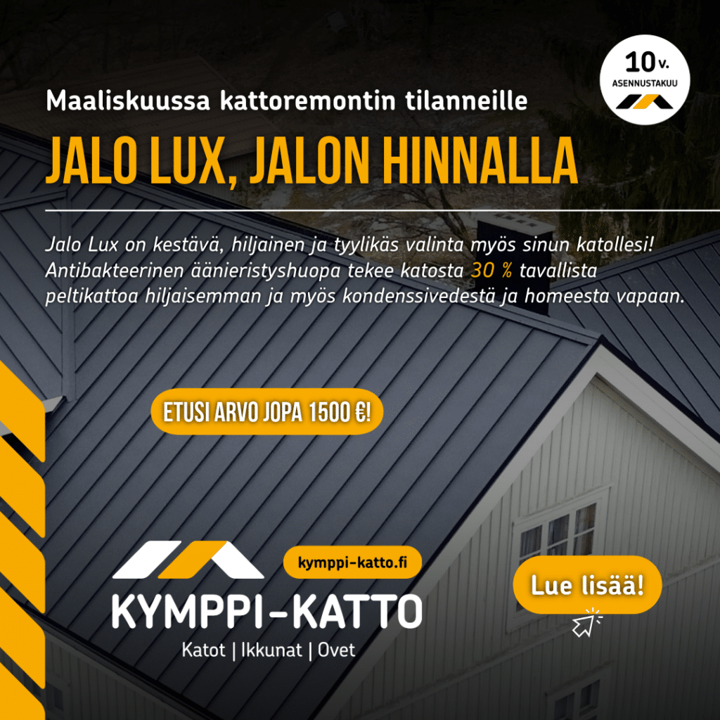 Maaliskuun kattotarjous