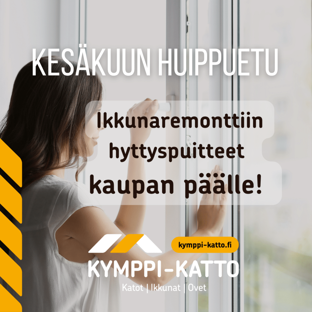 Hyttyspuite ikkunaan ilmaiseksi