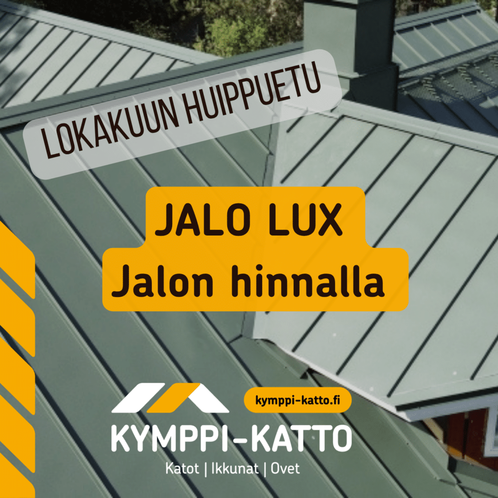 Lokakuussa Luksuskatto tavallisen hinnalla